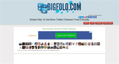 Desktop Screenshot of bigfolo.com